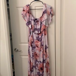 Floral maxi dress